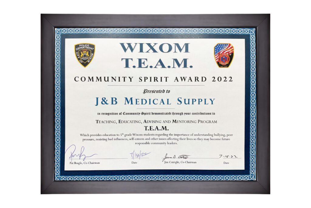 Wixom Team Award